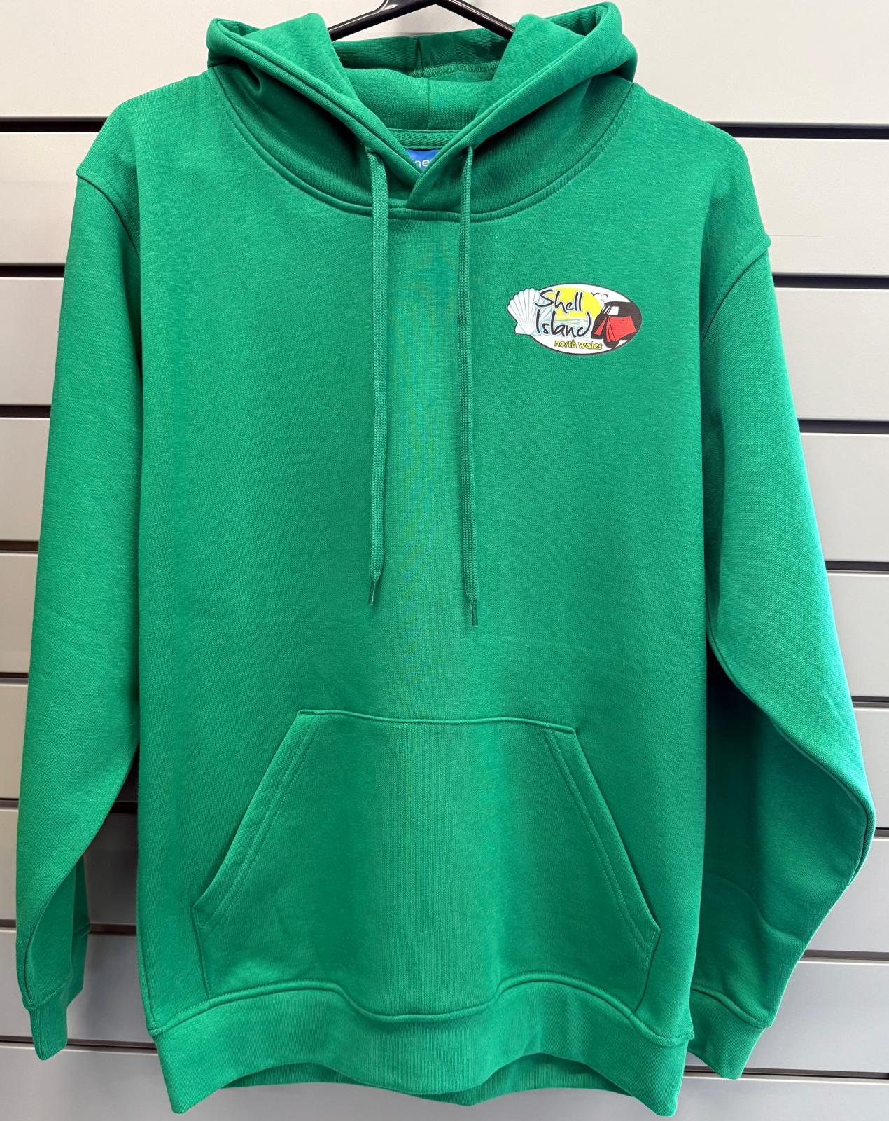 Adult's Shell Island logo Hoodie.