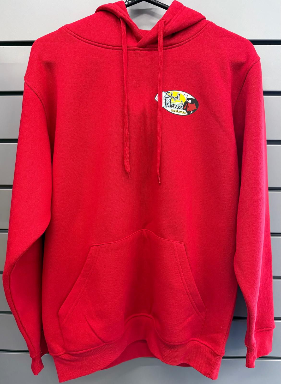 Adult's Shell Island logo Hoodie.