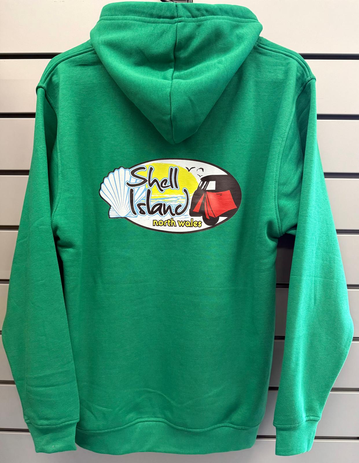 Adult's Shell Island logo Hoodie.