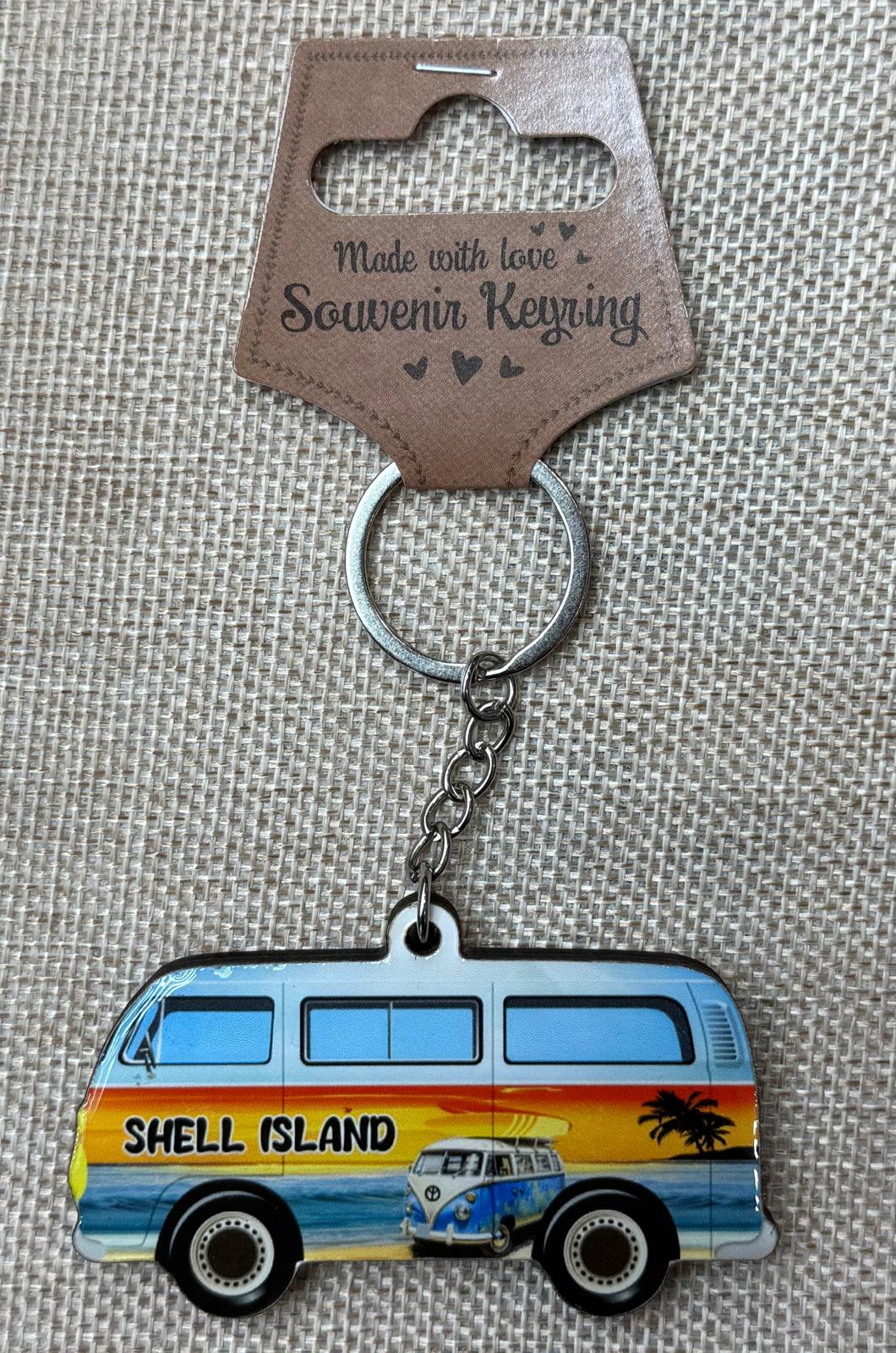 Shell Island keyrings