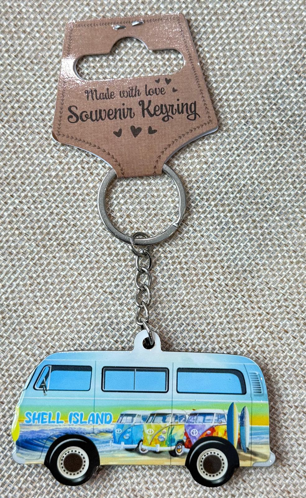 Shell Island keyrings