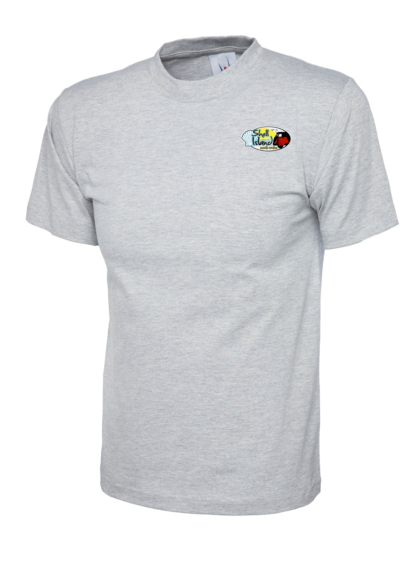 Adults Short sleeved Shell Island logo t-shirt