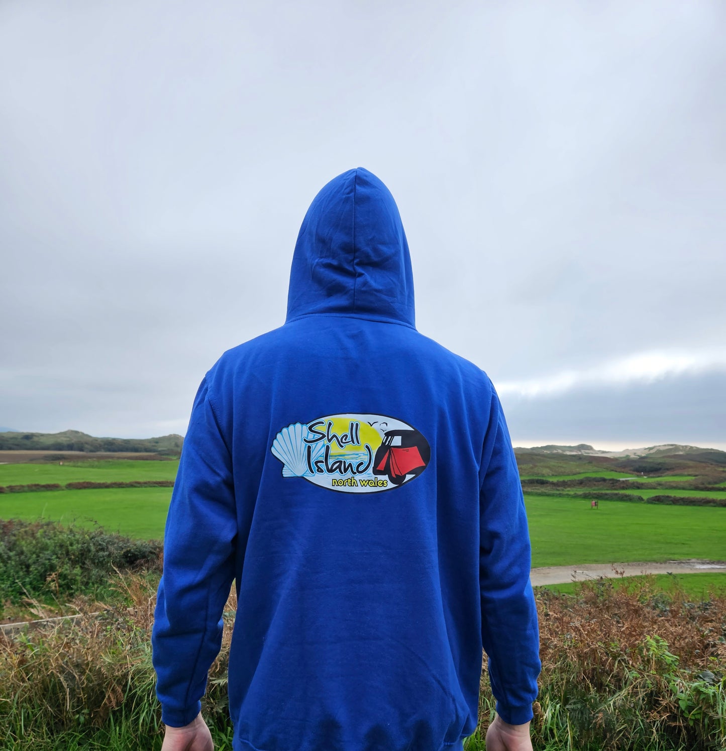 Adult's Shell Island logo Hoodie.