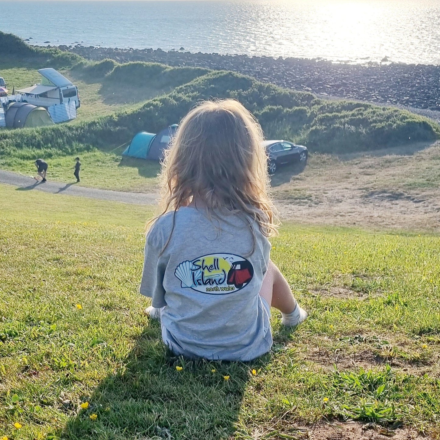 Children's Shell Island logo short sleeved t-shirt