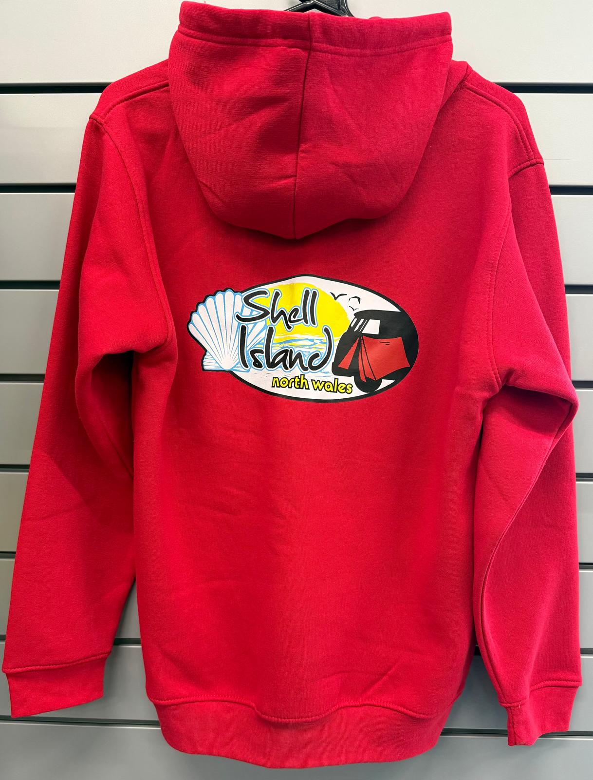 Adult's Shell Island logo Hoodie.