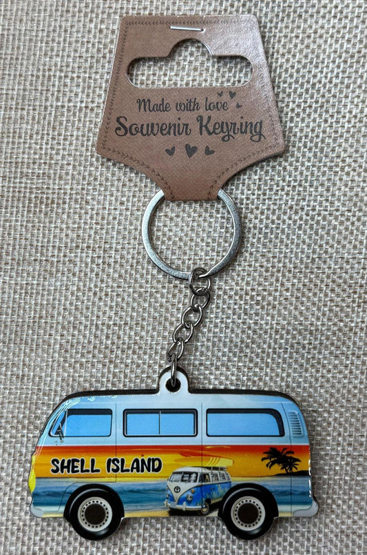 Shell Island keyrings